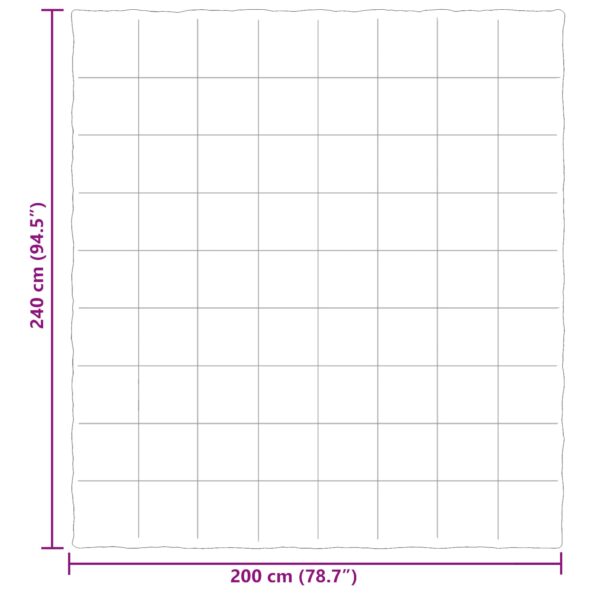 vidaXL Zimný prehoz Šnurovaný Ružová 200 x 240 cm Mikrovlákno – Obrázok 10