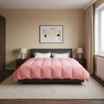 vidaXL Zimný prehoz Šnurovaný Ružová 220 x 260 cm Mikrovlákno