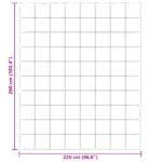 vidaXL Zimný prehoz Šnurovaný Ružová 220 x 260 cm Mikrovlákno – Obrázok 10