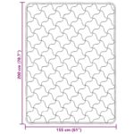 vidaXL Prikrývka na celý rok Šnurovaný Čierna 155 x 200 cm – Obrázok 10