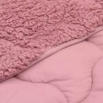 vidaXL Prikrývka na celý rok Šnurovaný Ružová 140 x 220 cm – Obrázok 5