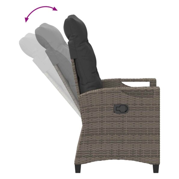 vidaXL Záhradné lehátka 56 x 60 x 112 cm oceľ – Obrázok 9