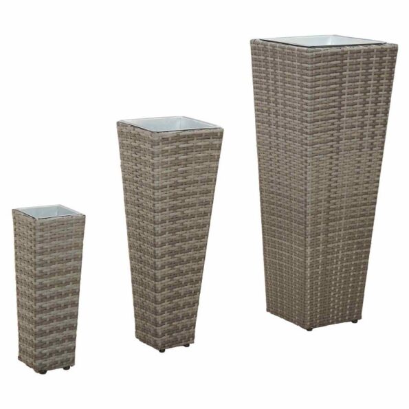 vidaXL Vonkajšia súprava 3 pcs Kov – Obrázok 2