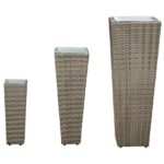 vidaXL Vonkajšia súprava 3 pcs Kov – Obrázok 7