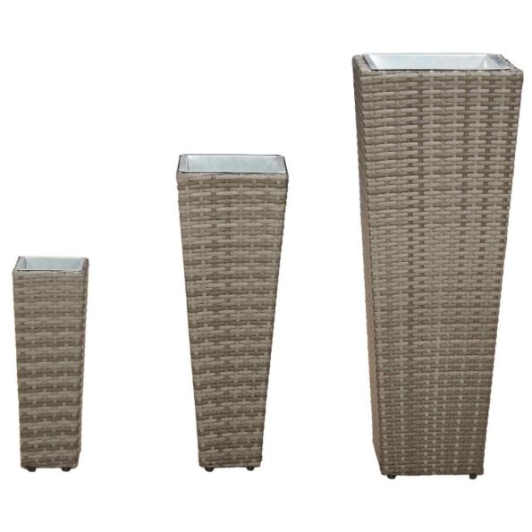 vidaXL Vonkajšia súprava 3 pcs Kov – Obrázok 7