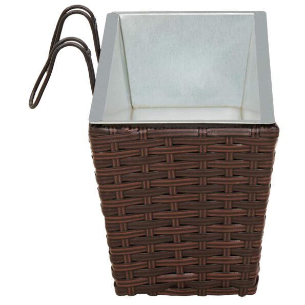 vidaXL Zábradlie Kov – Obrázok 6