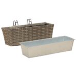 vidaXL Zábradlie Kov – Obrázok 4