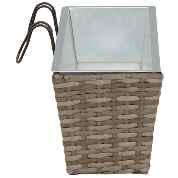 vidaXL Zábradlie Kov – Obrázok 6