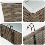 vidaXL Zábradlie Kov – Obrázok 8