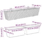 vidaXL Zábradlie Kov – Obrázok 9