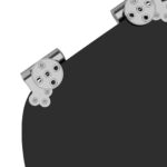 vidaXL WC sedadlo Čierna 44 x 38 cm MDF doska – Obrázok 6