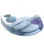 vidaXL WC sedadlo Sivá 44 x 38 cm MDF doska – Obrázok 2