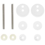 vidaXL WC sedadlo Sivá 44 x 38 cm MDF doska – Obrázok 7