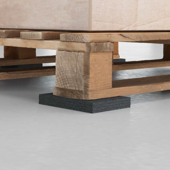 vidaXL Gumová podložka Čierna Guma – Obrázok 4