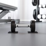 vidaXL Gumová podložka Čierna Guma