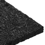 vidaXL Gumová podložka Čierna Guma – Obrázok 7
