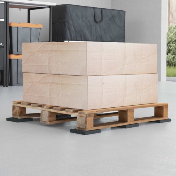 vidaXL Gumová podložka Čierna Guma – Obrázok 5