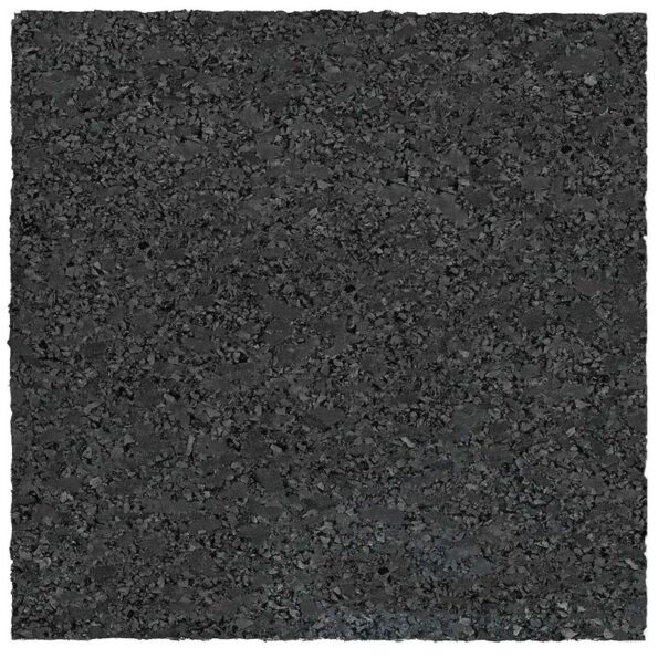 vidaXL Gumová podložka Čierna Guma – Obrázok 2