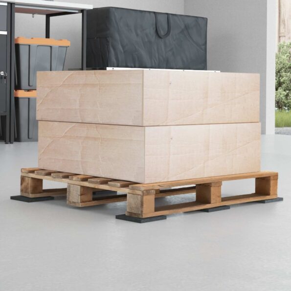 vidaXL Gumová podložka Čierna Guma – Obrázok 5