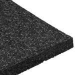 vidaXL Gumová podložka Čierna Guma – Obrázok 7