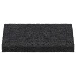 vidaXL Gumová podložka Čierna Guma – Obrázok 6