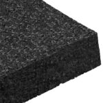 vidaXL Gumová podložka Čierna Guma – Obrázok 7