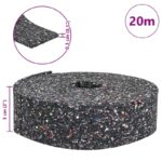 vidaXL Gumená valec Čierna Guma – Obrázok 10