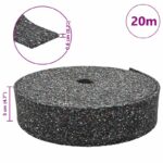 vidaXL Gumená valec Čierna Guma – Obrázok 10