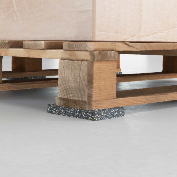 vidaXL Gumená valec Čierna Guma – Obrázok 4