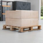 vidaXL Gumená valec Čierna Guma – Obrázok 3