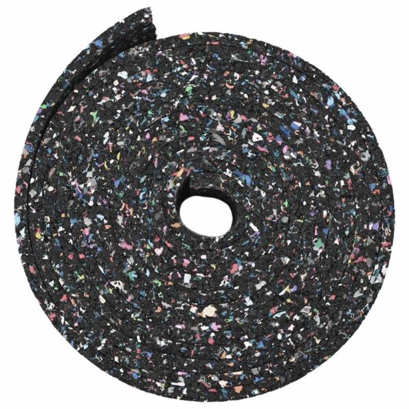 vidaXL Gumená valec Čierna Guma – Obrázok 7