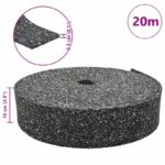 vidaXL Gumená valec Čierna Guma – Obrázok 11