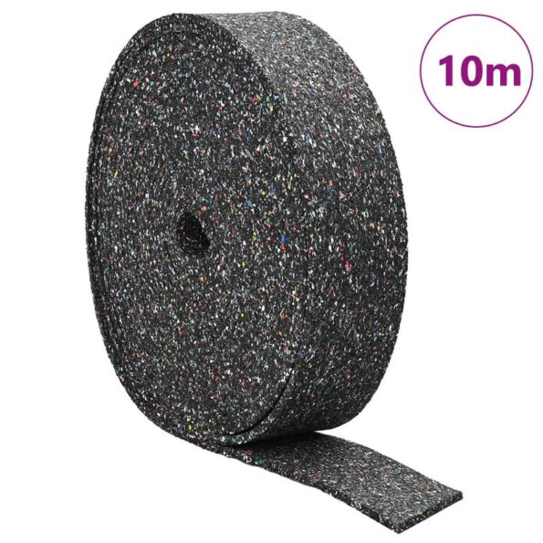 vidaXL Gumená valec Čierna Guma – Obrázok 3