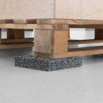 vidaXL Gumená valec Čierna Guma – Obrázok 4