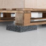 vidaXL Gumená valec Čierna Guma – Obrázok 4