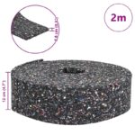 vidaXL Gumená valec Čierna Guma – Obrázok 11