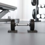 vidaXL Gumená valec Čierna Guma