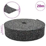 vidaXL Gumená valec Čierna Guma – Obrázok 11