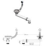 vidaXL Drez Biela 780 x 500 mm 80% Kvárc a 20% Živica – Obrázok 10