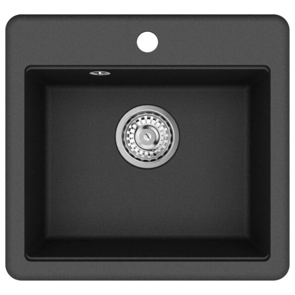 vidaXL Drez Čierna 470 x 440 mm Granite – Obrázok 6