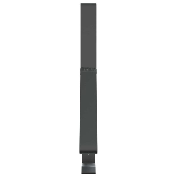 vidaXL Podpora strážcu snehu Antracit 29,5 x 3 x 34,5 cm Oceľ – Obrázok 4