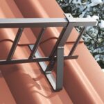 vidaXL Podpora strážcu snehu 6 pcs Antracit 29,5 x 3 x 34,5 cm Oceľ – Obrázok 3