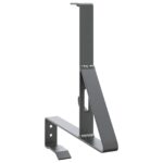 vidaXL Podpora strážcu snehu 6 pcs Antracit 29,5 x 3 x 34,5 cm Oceľ – Obrázok 4