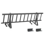 vidaXL Strážca snehu na streche Antracit 800 x 29,5 x 34,5 cm Oceľ – Obrázok 2