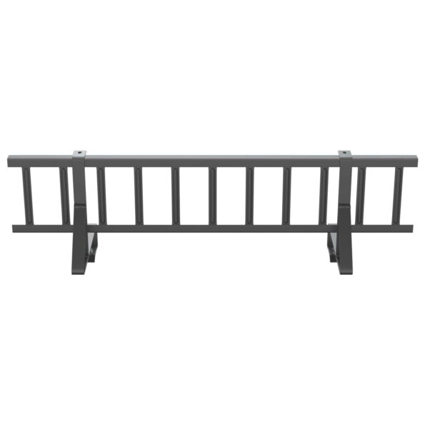 vidaXL Strážca snehu na streche Antracit 800 x 29,5 x 34,5 cm Oceľ – Obrázok 6