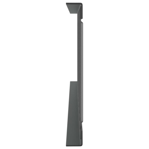 vidaXL Strážca snehu na streche Antracit 100 x 2,5 x 20 cm Oceľ – Obrázok 6