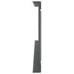 vidaXL Strážca snehu na streche Antracit 600 x 2,5 x 20 cm Oceľ – Obrázok 7