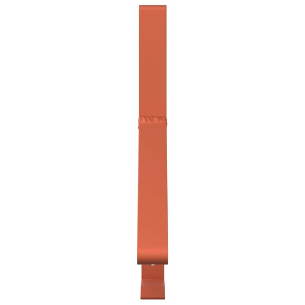 vidaXL Podpora strážcu snehu Červená 29,5 x 3 x 34,5 cm Oceľ – Obrázok 4
