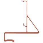 vidaXL Podpora strážcu snehu 2 pcs Červená 29,5 x 3 x 34,5 cm Oceľ – Obrázok 6