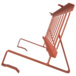 vidaXL Strážca snehu na streche Červená 100 x 29,5 x 34,5 cm Oceľ – Obrázok 6